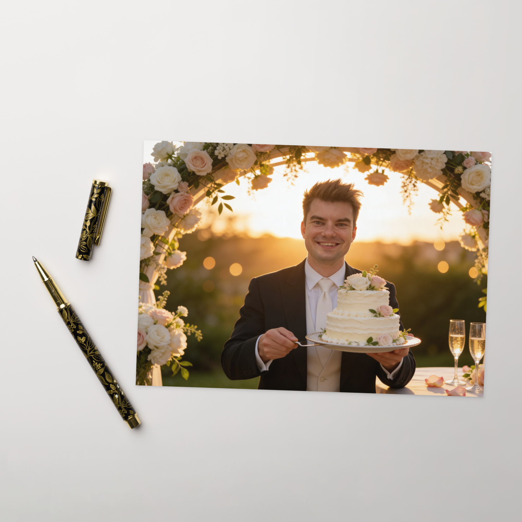 Themenkarte: Hochzeit (1 Motiv)